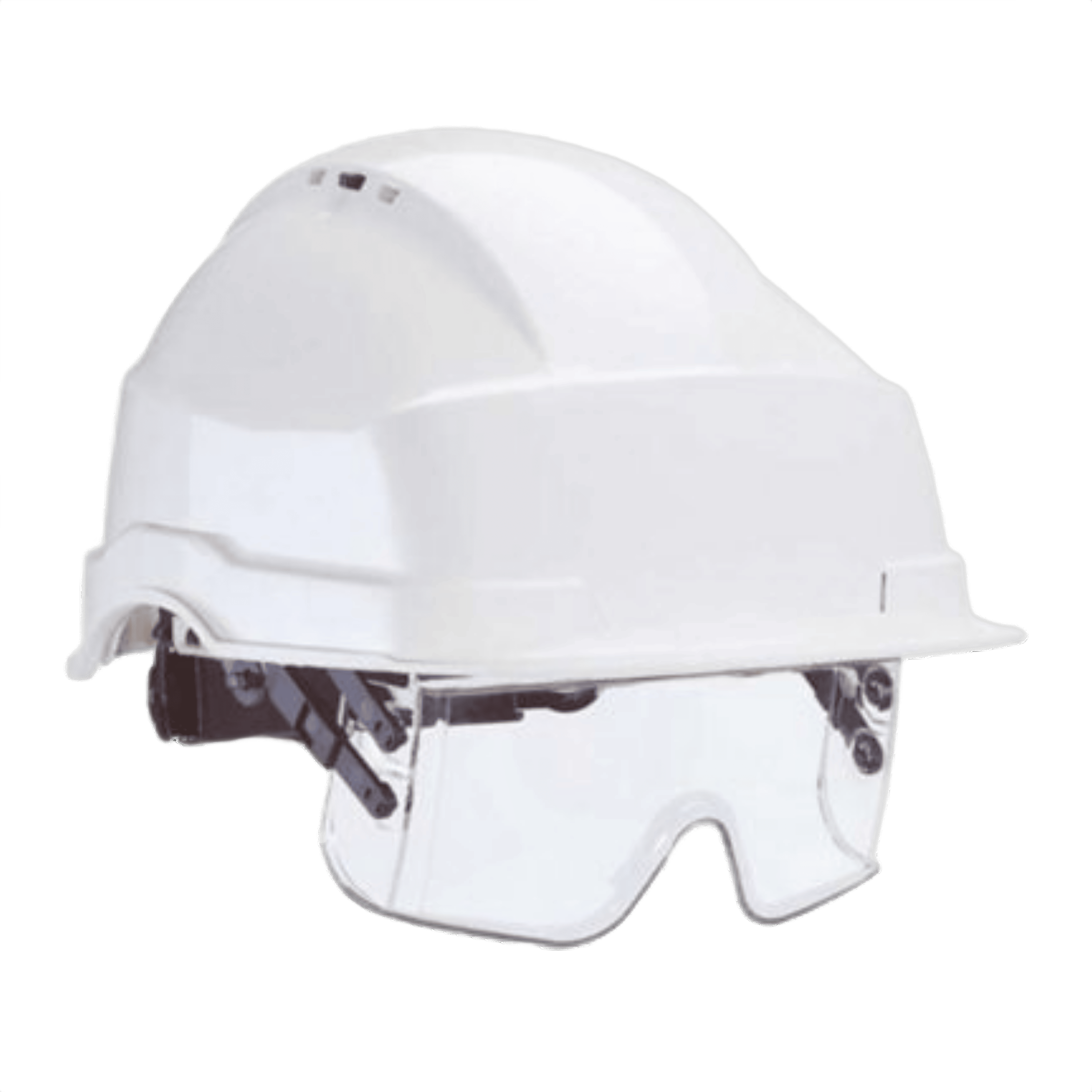 Casque IRIS avec lunettes intégrées (NF EN 397, EN 166)