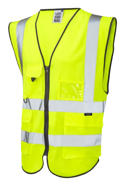 Gilet haute visibilité multipoches LYNTON (EN ISO 20471 classe 1 ou 2 selon taille)